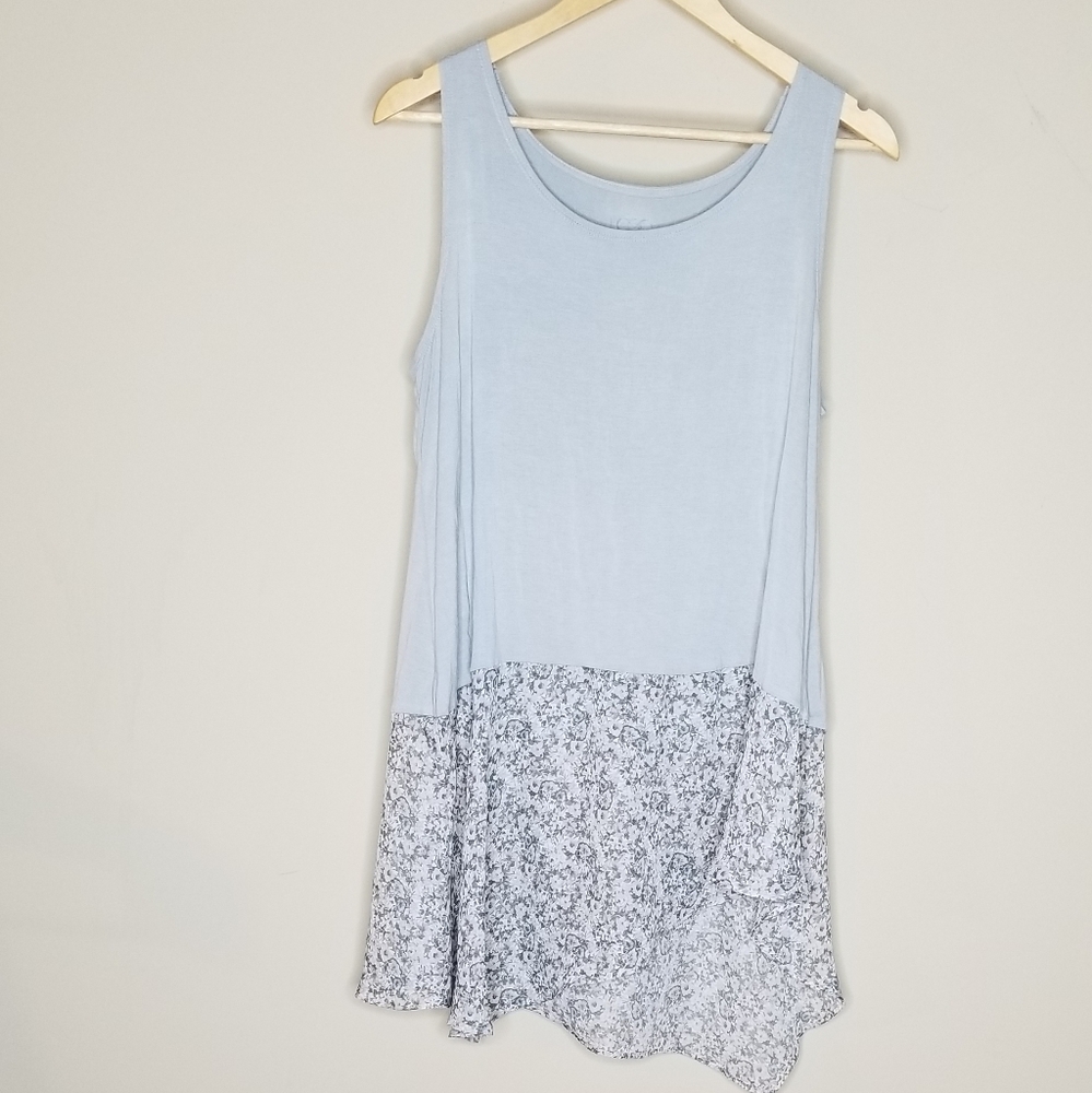 LOGO by Lori Goldstein Large layer shirt